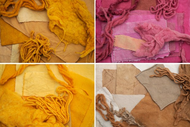 Finished dyed samples